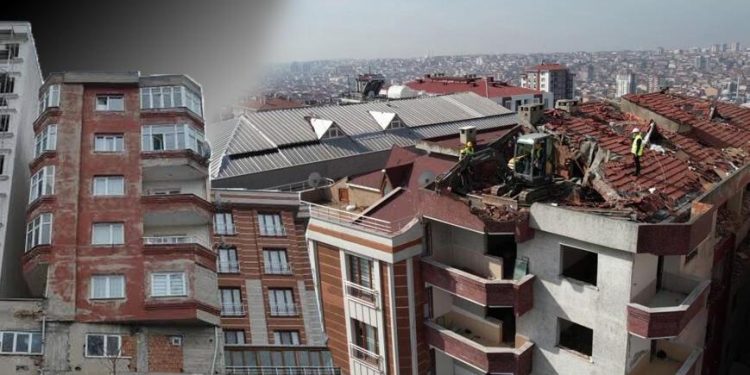 Sosyal medyada çok konuşulan bina yıkıldı