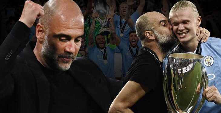 Kupa canavarı Manchester City! Pep Guardiola, adını tarihe yazdırdı