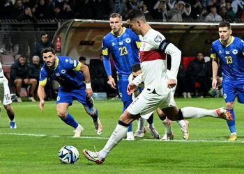 Cristiano Ronaldo rekorunu geliştirdi! Portekiz, Bosna Hersek’i farklı geçti